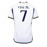 Fotbalové Dres Real Madrid Vinicius Junior #7 Domácí 2023-24 Krátký Rukáv